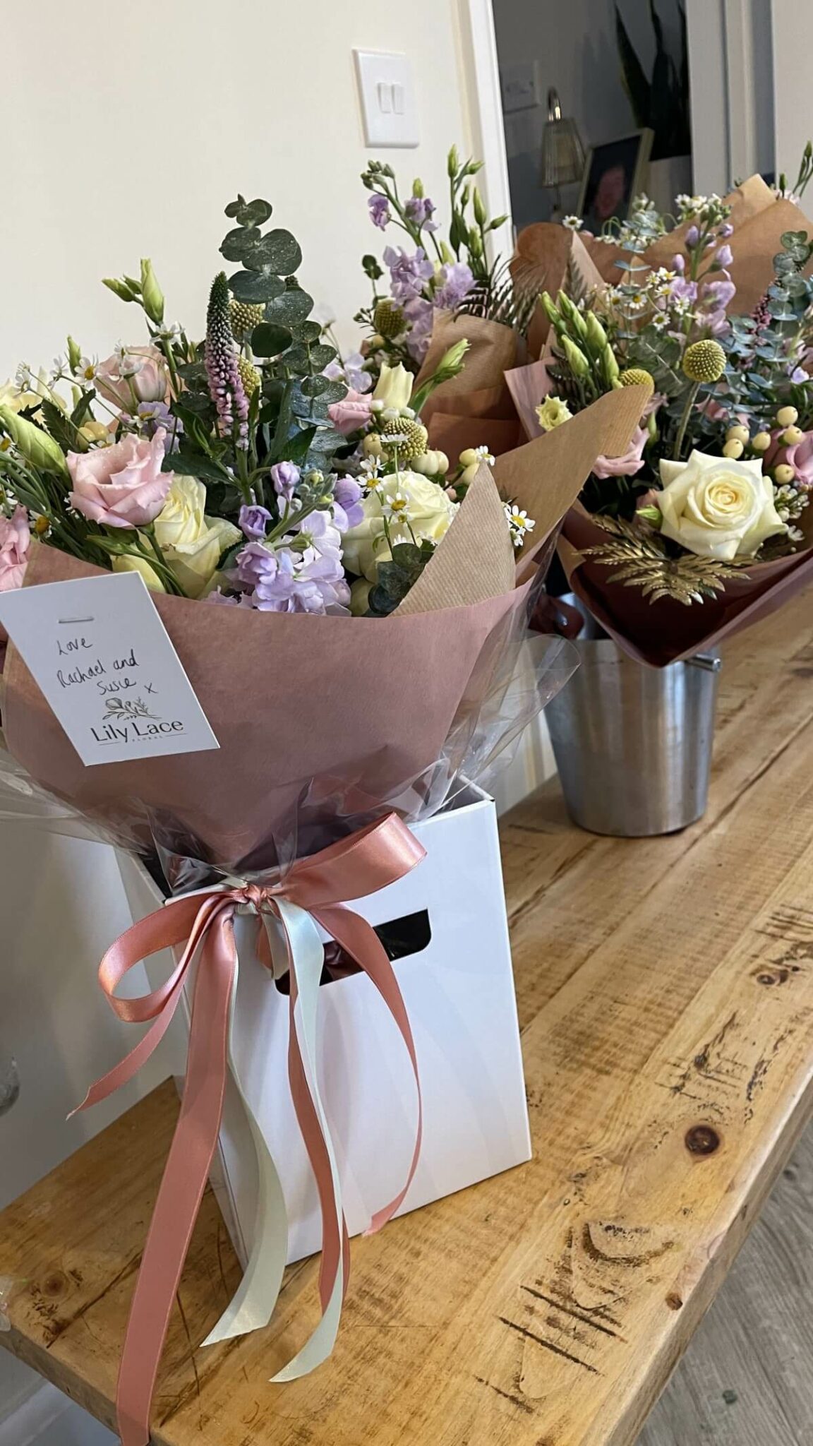 bouquets and fresh flowers
