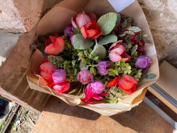 Spring Bouquet with Tulips